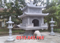 675  Mẫu miếu đá thờ sơn thần linh cửu trung đẹp – bàn thờ ông thiên địa