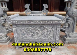 +30 Mẫu Bàn Thờ Đá, Bàn Lễ Đá Phong Thủy Đẹp, Trang Nghiêm