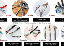 Cáp điều khiển 4 lõi 0.5mm, 0.75mm, 1.0mm, 1.5mm