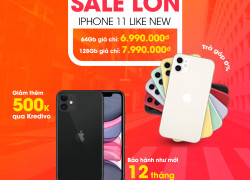 Sale lớn iphone 11 Likenew giá rẻ Bến Cát-Bình Dương
