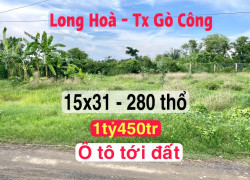 (15x31) có 280 thổ, ôtô Thị Xã Gò Công, cách HL19 khoảng 30m