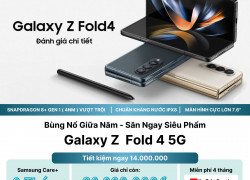 Săn ngay siêu phẩm Galaxy Z Fold 4 tại Tablet Plaza Bến Cát