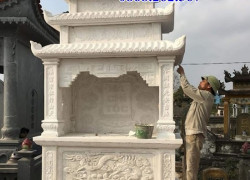 652 Cây hương thờ bằng đá bán quảng ngãi - miếu sơn thần linh thiên địa