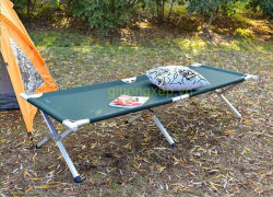 Giường gấp xếp gọn kiểu quân đội khung nhôm - freeship toàn quốc