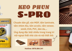 Keo phun SPRO được sản xuất theo công nghệ của Đức