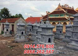 655 Mẫu mộ tháp đá đẹp bán cà mau, để thờ tro cốt ông bà gia đình bảo tháp sư
