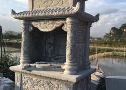kon tum 06 - mẫu miếu thờ đá điêu khắc đẹp bán kon tum,