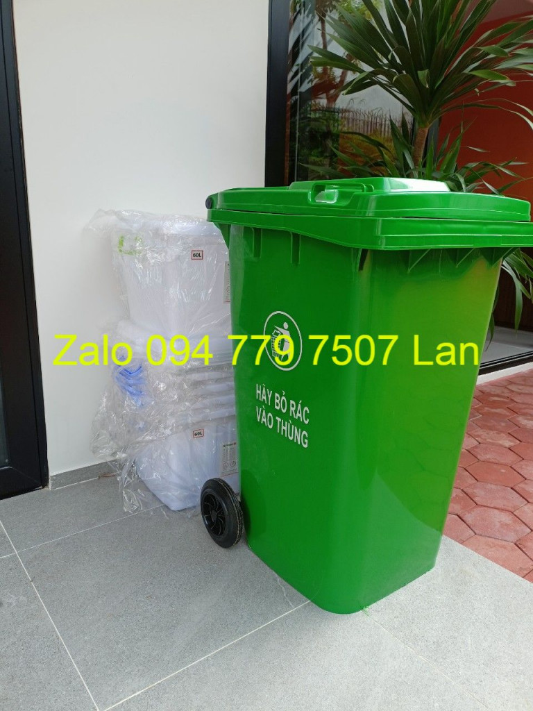 Phân phối thùng rác nhựa 120 lít quận tân bình