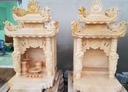 Gia Lai 206 mẫu bàn thờ thiên đá công ty bằng đá đẹp bán tại Gia Lai - am thờ thần linh, miếu thờ ngoài trời