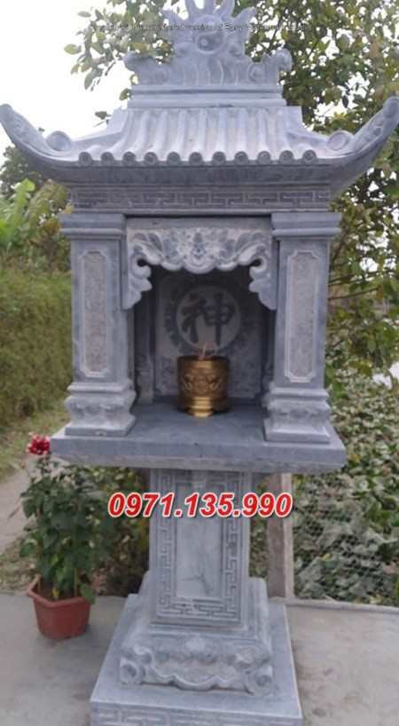 Hà Nội mẫu miếu thờ đá thần sông đá đẹp bán tại Hà Nội - bàn thờ thiên ngoài trời, cây hương thần linh