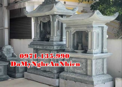 Kom Tum 121 Lắp đặt mẫu miếu thờ đá đẹp bán tại Kom Tum - Am thờ thần linh sơn thần, Am ngoài trời