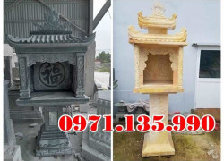 Ninh Thuận 90 mẫu miếu thờ thần sông đá đẹp bán tại Ninh Thuận - Am thờ thần linh sơn thần, Am ngoài trời