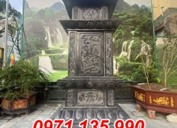 Vĩnh Long 085 Mẫu mộ tháp sư tôn bằng đá đẹp bán Tại Vĩnh Long - thờ đựng tro hài cốt