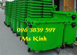 sỉ lẻ thùng rác giá rẻ TPHCM, thùng rác 660 lít