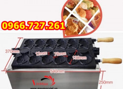 Máy làm bánh cá 6 con điện
