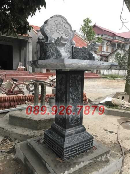 Mẫu cây hương đá không mái đặt trước mộ bán Kon Tum - lăng mộ, nghĩa trang nhà mồ