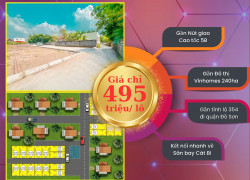 Bán đất sổ đỏ quận Dương Kinh giá 495 triệu/ lô