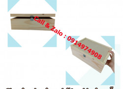 Xưởng gia công hộp gỗ-hộp đựng đồ bằng gỗ thông/tràm giá rẻ