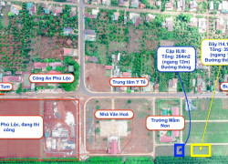 Bán 132m2 đất thổ cư, ngay TTHC Huyện Krong Năng, sát chợ Phú Lộc, giá 589 Tr/Nền