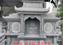 Mẫu lăng thờ đá chạm điêu khắc đẹp bán tại An Giang - kích thướt, giá bán, thiết kế lăng thờ đá đẹp.