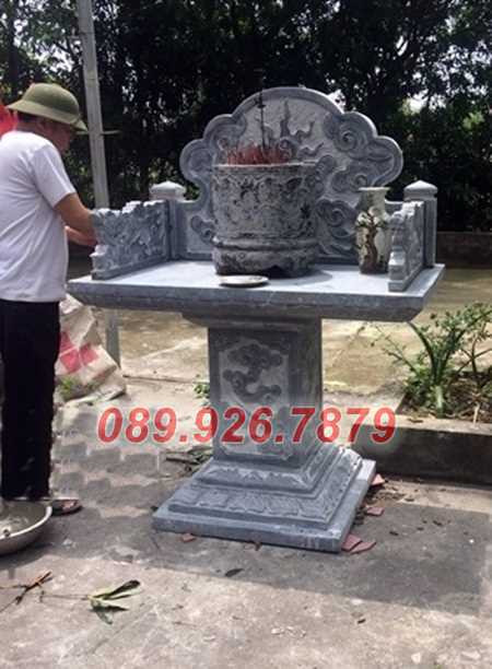Mẫu cây hương thờ đẹp bằng đá bán tại Kon Tum- Mẫu bàn thờ thiên đá đẹp thờ ông thiên, sơn thần thổ địa
