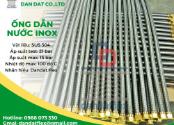 Dây dẫn nước inox, dây cấp nước inox nóng lạnh, ống dẫn nước nóng lạnh inox, dây cấp nước thép không gỉ