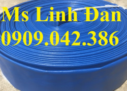 Ống bạt bơm nước phi 40, ống vải bạt phi 40