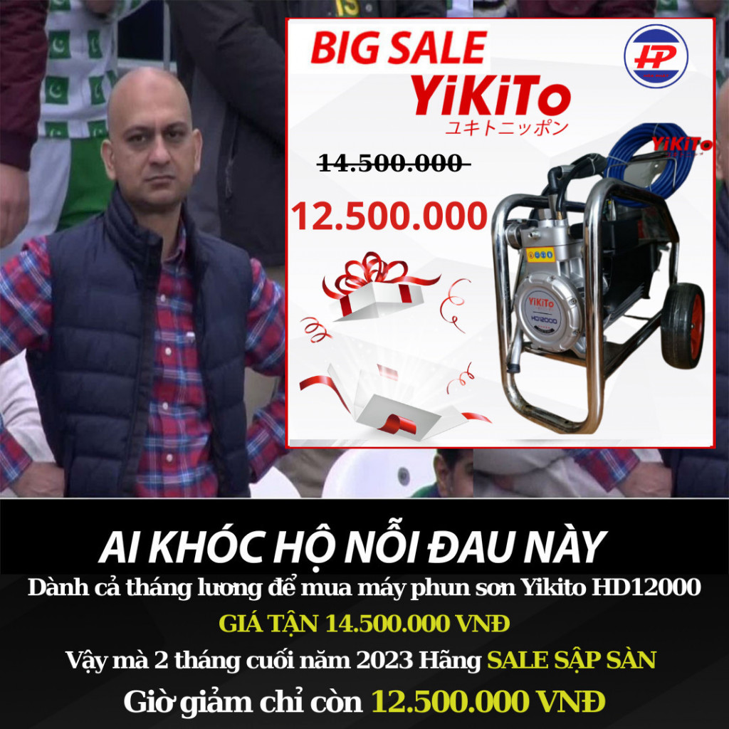 Giảm giá tới 2 triệu Máy phun sơn Yikito HD12000 4500W phun bất chấp mọi loại sơn