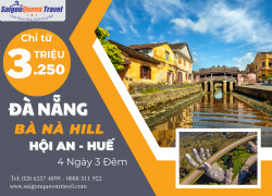 Du lịch Đà Nẵng, check in cầu bàn tay Bà Nà hill giá rẻ