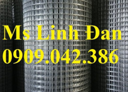 Lưới hàn  mạ kẽm ô vuông 4ly luôn sẵn hàng ở kho