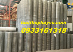 Lưới kẽm, lưới thép mạ kẽm, lưới hàn mạ kẽm ô vuông 2ly, 3ly, 4ly