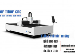 Máy cắt Laser Fiber CNC cắt ống gió