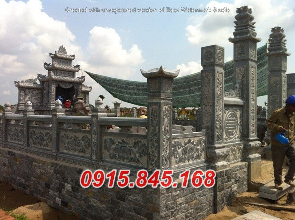 tây ninh 44 hàng rào đá nhà thờ chạm khắc tinh xảo - lan can tường đình chùa