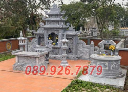 Mẫu lăng mộ đá đẹp, nguyên khối, giá tốt bán tại Bình Định  - Lắp đặt lăng mộ đá nhanh chóng