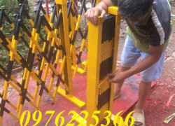 Hàng rào xếp gọn di động ,hàng rào xếp chữ T, hàng rào di động