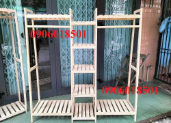 Nội thất homestay: Kệ tủ 3 Gian gỗ thông tại Đà Nẵng 0906018501