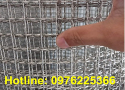 Lưới đan inox 15x15 sợi 1,5ly