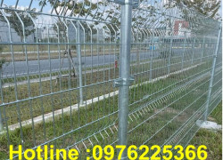 Hàng rào lưới thép chắn sóng trên thân, lưới thép hàng rào chắn sóng