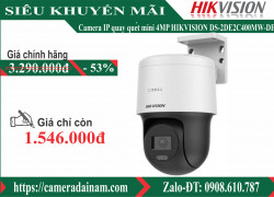 Camera IP quay quét mini 4MP HIKVISION DS-2DE2C400MW-DE