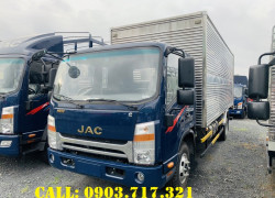 Bán xe tải Jac N650 Plus thùng kín 6m2 động cơ Cummis bảo hành 5 năm