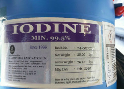 Iod hạt 99% dùng trong sản xuất thuốc thú y thủy sản