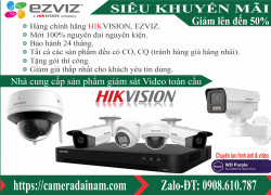 Camera quang sát HIKVISION chính hãng giá rẻ