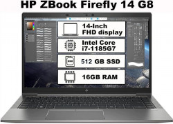 Laptop HP ZBook Firefly 14 G8 Core i7-1185G7 Ram 16GB SSD 512GB Màn hình 14.0 Inch FHD
