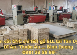 Nhận cắt CNC chi tiết gỗ SLL tại Tân Uyên, Dĩ An, Thuận An,... Bình Dương
