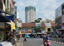 Bán nhà mặt tiền Nguyễn Thị Nhỏ-ngang 5m-cạnh chợ Bình Tây-20PN+thang máy-kinh doanh tấp nập
