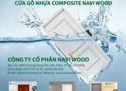 Cửa gỗ nhựa Naviwood đẹp và sang trọng