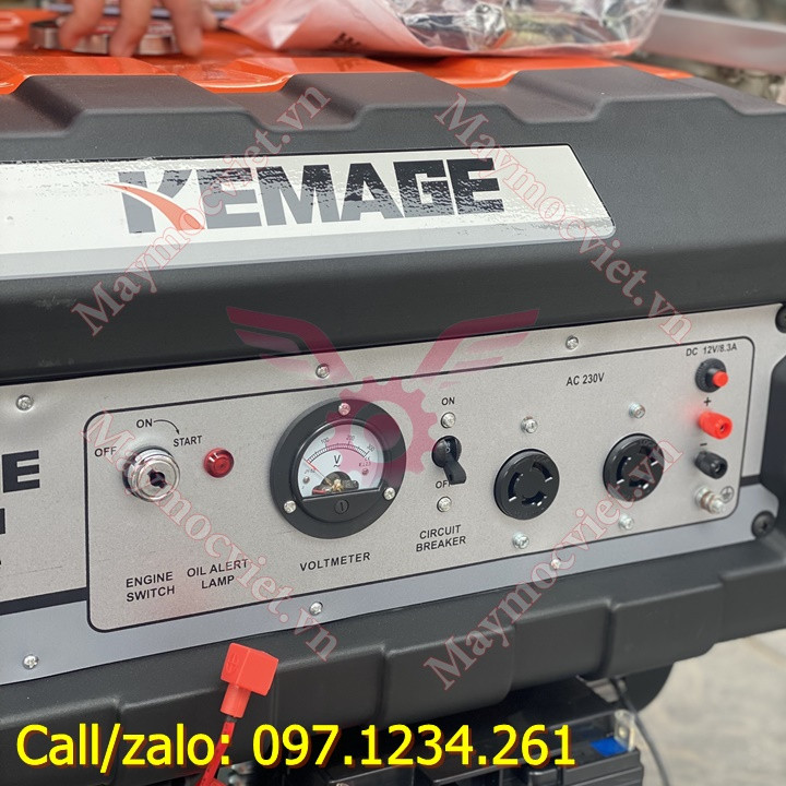 Máy phát điện chạy xăng 5kw Kemage KM7500 giá rẻ Phat-dien-Kemage-de-no-5kw-(2)-detail