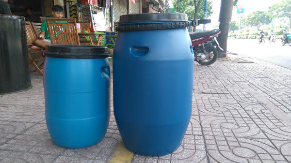 Bán thùng phi nhựa đựng hóa chất dung tích từ 30 lit đến 220 lit