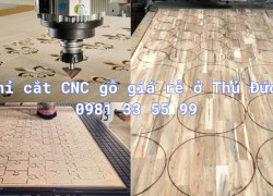 Địa chỉ cắt CNC gỗ giá rẻ ở Thủ Đức, HCM