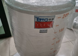 Bồn nhựa 200L PE tank TEMA PAKCO Thailand nắp hở đáy hình nón